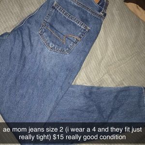 AE Mom jeans
